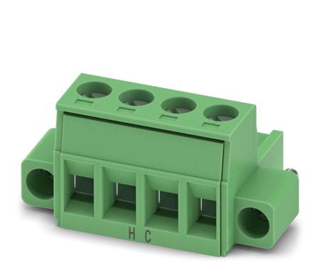 1912090 Phoenix Contact, 5mm Pitch, MSTB 2.5 HC/ 4-STF, 4 Way, Pluggable Terminal Block, Plug, Screw Termination,