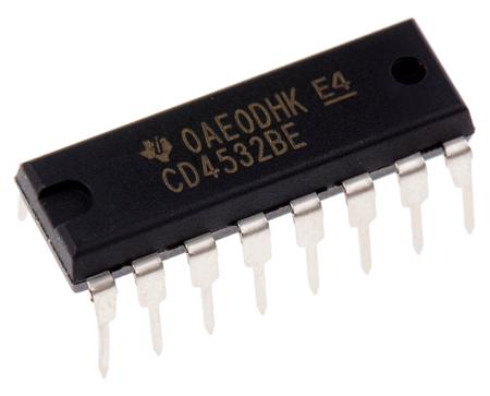 CD4532BE Texas Instruments , Encoder 8, 16-Pin PDIP