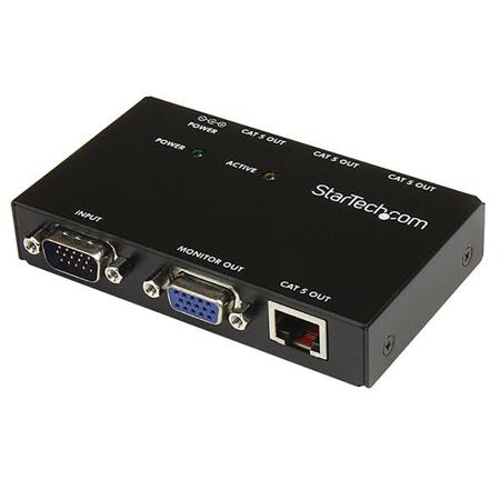 ST1214T StarTech.com VGA over CAT 5 Extender 150m, 1600 x 1200 Maximum Resolution