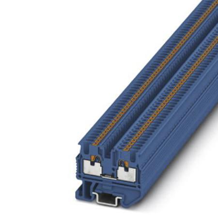3248101 Phoenix Contact  MPT 1.5/S BU Series Blue, 1.5mm², Single-Level, Push In Termination