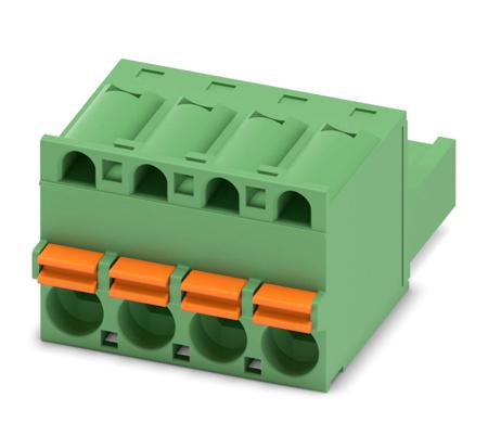 1910377 Phoenix Contact, 5.08mm Pitch, FKC 2.5/ 4-ST, 4 Way, , Pluggable Terminal Block, Plug, Panel Mount, Screw Termination,