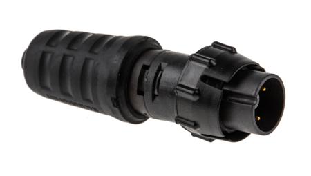 EN3C2MX Switchcraft Circular Connector, 2 Contacts, Cable, Standard Connector, Plug, Male, IP68, IP69K, EN3 Series
