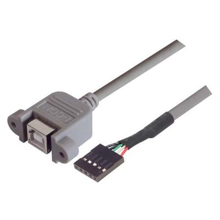UPMB5-05M L-Com USB 2.0, Female USB to Male USB B, 500mm