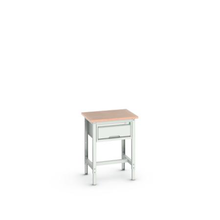 16921600.16 Bott Steel Workbench, 200kg Max Load, Adjustable Height, 930mm x 600mm x 700mm