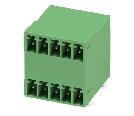 1843101 Phoenix Contact, 3.81mm Pitch, MCD 1.5/ 5-G1-3.81, 5 Way, Pluggable Terminal Block, Header, Solder Termination,