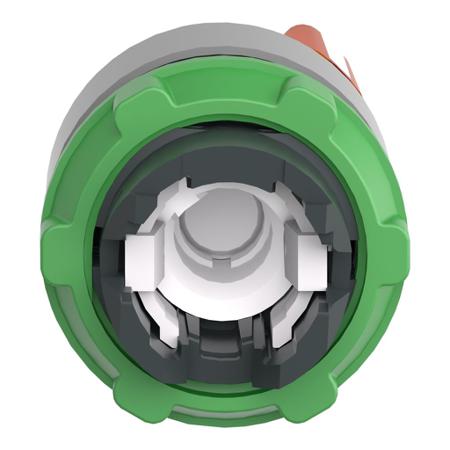 ZB5AK1853C0 Schneider Electric Harmony XB5 Series 3 Position Selector Switch Head, 22mm Cutout, Orange Handle