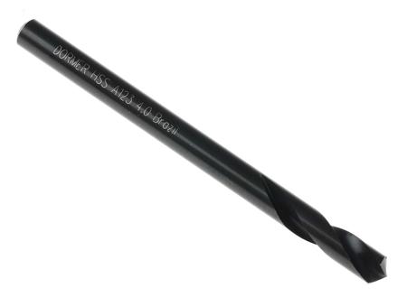 A1234-0 Dormer A123 HSS 4mm Stub Drill Bit, 55 mm Plain Shank