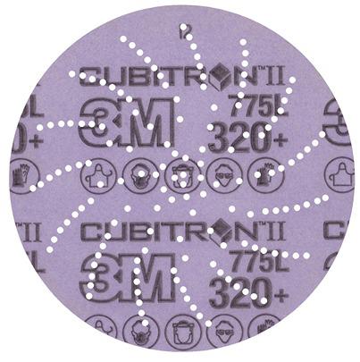 7100145363 3M 3M Xtract Cubitron II Film Disc 775L Ceramic Sanding Disc, 127mm, 320+ Grade, 320+ Grit, Xtract, 50/250 in pack