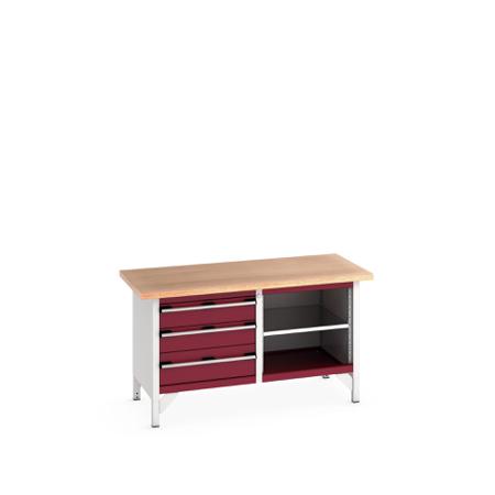 41002166-24V Bott 41002166.24V Sheet Steel Workbench, 840mm x 750mm x 1500mm