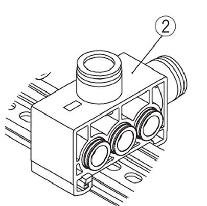 SY7000-75-1A-Q SMC SY7000 Block Assembly Kit,