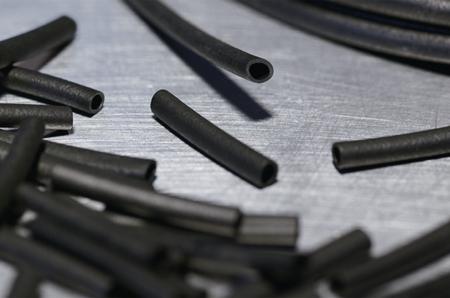 608-01205 HellermannTyton Expandable Chloroprene Black Cable Sleeve, 4mm Diameter, 100m Length, H40BKX100M Series