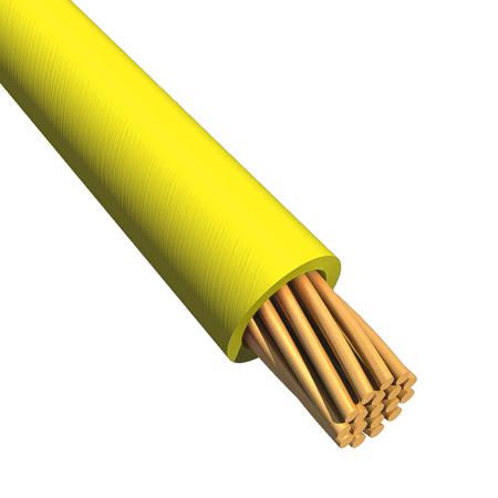 6710 YL001 Alpha Wire Ecogen Ecowire Series Yellow 0.08 mm² Hook Up Wire, 28 AWG, 7/0.12 mm, 305m, MPPE Insulation,