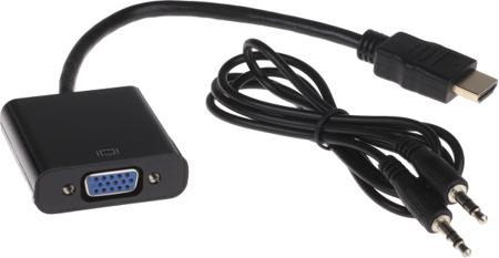 195-4345 RS PRO AV Adapter, Male HDMI to Female VGA