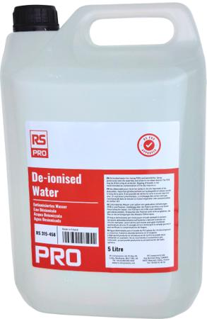 315-458 RS PRO Deionised Water 5L Can
