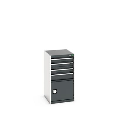 40018055-19V Bott 4 Cabinet, Steel, 1000mm x 650mm x 525mm, Grey