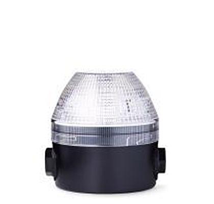 442154413 AUER Signal N Series Series Clear Multi Strobe Beacon, 240 V ac/dc, Magnetic Mounting, Tube Mounting, LED Bulb, IP65,