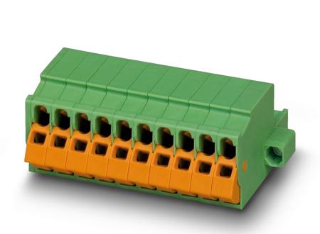 1718119 Phoenix Contact, 5mm Pitch, QC 1.5/ 2-STF, 2 Way, Pluggable Terminal Block, Plug, Screw Termination,