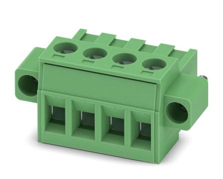 1805327 Phoenix Contact, 5.08mm Pitch, MSTBT 2.5/ 4-STF-5.08, 4 Way, Pluggable Terminal Block, Plug, Screw Termination,
