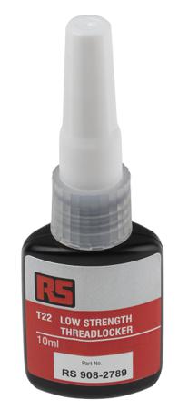 908-2789 RS PRO T22 Purple Threadlocking Adhesive, 10 ml, 12 h Cure Time