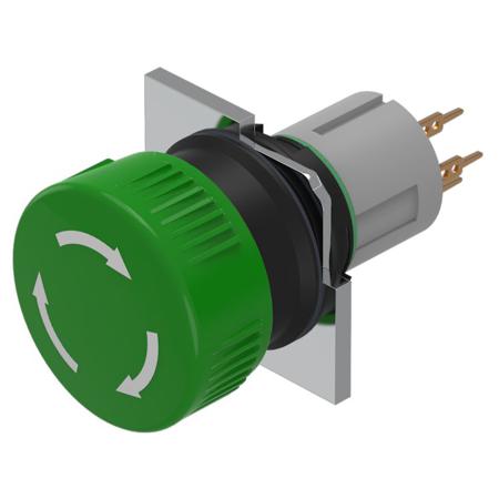 51-252.0265 EAO Pushbutton Actuator for Use with Switching Devices