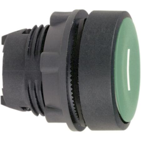 ZB5AA331 Schneider Electric Harmony XB5 Series Green Spring Return Push Button Head, 22mm Cutout, IP66, IP67, IP69K