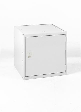 214-441 RS PRO 1 Door Steel Light Grey Locker, 450 mm x 450 mm x 450mm