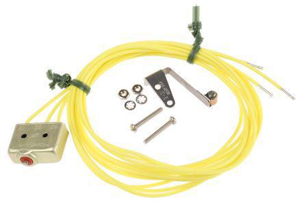 468-3851 SPDT Roller Lever Mini Micro Switch, 7 A @ 250 V ac