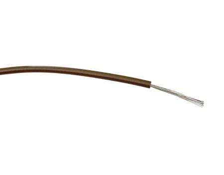 267-5760 Brown 0.5 mm² Hook Up Wire, 16/0.2 mm, 500m, PVC Insulation