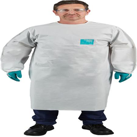 WH20B-00214-05 Ansell White Coverall, EN 1073-2, EN 1149-5, EN 14126, XL