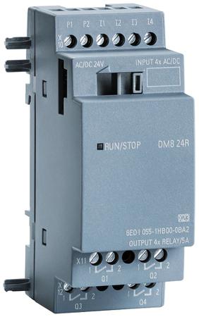6AG10551HB007BA2 Siemens SIPLUS LOGO Series Logic Module for Use with SIPLUS LOGO, Relay Output, 4-Input, AC/DC Input