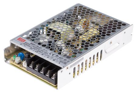 RSP-75-27 MEAN WELL Switching Power Supply, , 27V dc, 2.8A, 75.6W, 1 Output, 120 → 370 V dc, 85 → 264 V ac