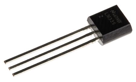 LM335Z/NOPB Texas Instruments Temperature Sensor, Voltage Output, Through Hole Mount, Analogue, ±3°C, 3 Pins