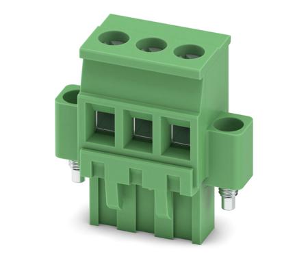1835106 Phoenix Contact, 5.08mm Pitch, 3 Way, Pluggable Terminal Block, Plug, Screw Mount,