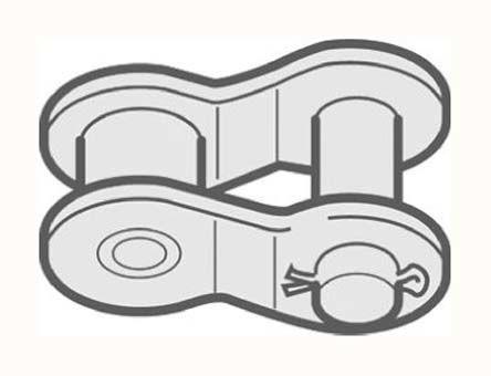 SD10B1S12I Renold Steel Roller Chain Link, Chain Type 06B-2