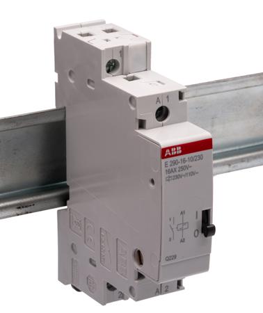 2TAZ312000R2011-E290-16-10-230 ABB DIN Rail Power Relay, 230V ac Coil, 16A Switching Current