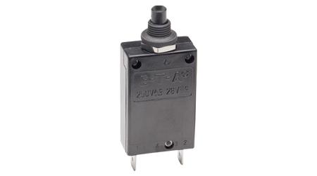 2-5700-IG1-P10-16A ETA Thermal Circuit Breaker - 2-5700-IG1-P10  Single Pole 28V Voltage Rating Panel Mount, 16A Current Rating