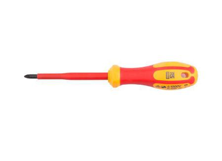 253-9682 RS PRO Phillips Insulated Screwdriver, PH0 Tip, 60mm Blade, VDE/1000V, 150mm Overall