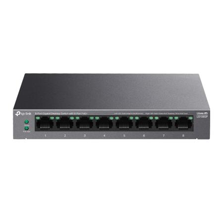 LS108GP TP-Link , Network Switch 8 Port Network Switch With PoE