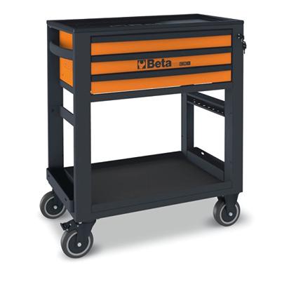 RSC51-FO BETA 3 Drawer ABS Wheeled Tool Trolley