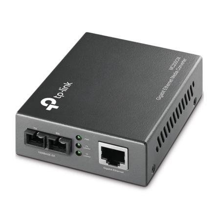 MC200CM TP-Link RJ45 Ethernet Media Converter, Multi Mode, 10/100/1000Mbit/s, Half/Full Duplex 0.55km