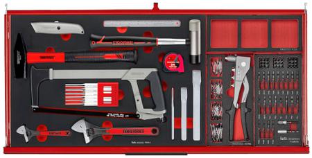TKW37R637F Teng Tools 3 Piece Electricians Tool Kit Tool Kit with Trolley