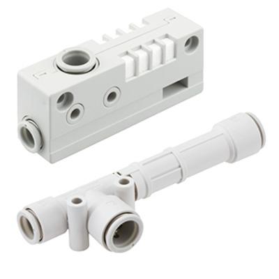 ZH10DSA-06-06-08N SMC Vacuum Generator, 1mm nozzle , -90kPa, ZH series