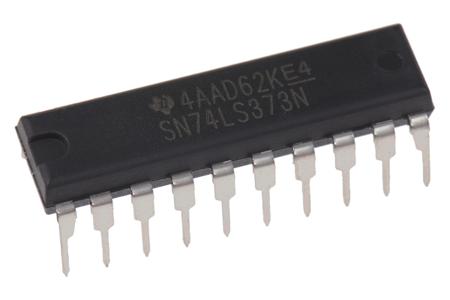 SN74LS373N Texas Instruments  8bit-Bit Latch, Transparent D Type, 3 State, 20-Pin PDIP
