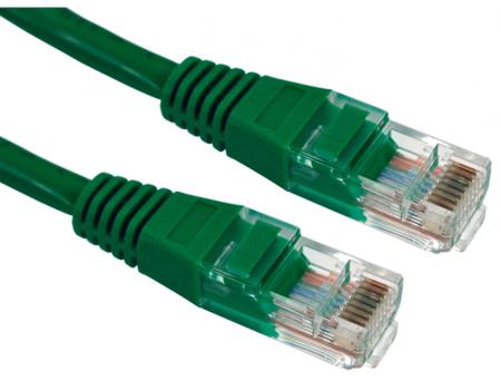 286-3453 RS PRO, 4m Cat5e, Green RJ45 to Male RJ45 Male, UTP Unshielded, Terminated PVC Sheath