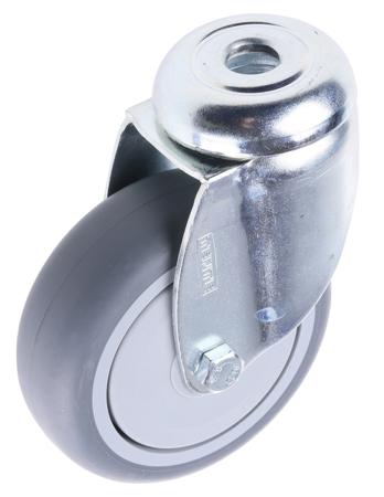 2470PJP075P30-11 Tente Stem Swivel Castors , 75kg, Rubber tyres