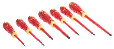 B220.007 Bahco  Phillips; Slotted Insulated Screwdriver Set, 7-Piece