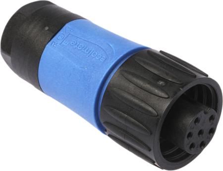 C01630D00610010 Amphenol Industrial , 6 + PE contacts Cable Mount Socket, Solder IP65, IP67