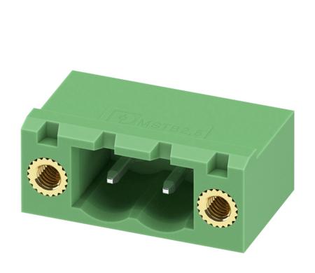 1776508 Phoenix Contact, 5.08mm Pitch, COMBICON MSTB, 2 Way, Right Angle, Pluggable Terminal Block, Header, Solder Termination,
