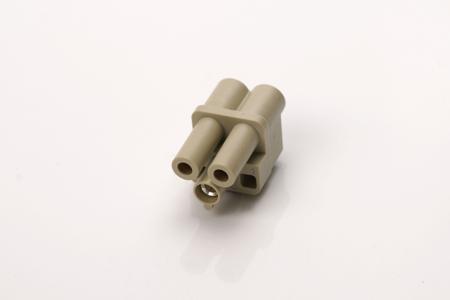 192-592 RS PRO Heavy Duty Power Connector Insert, 40A, Female, 2 + p Contacts