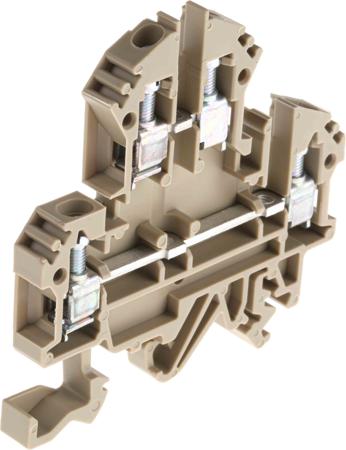815-701 RS Pro, RKD Series , 500 V Double Level Terminal Block, Screw Down Termination